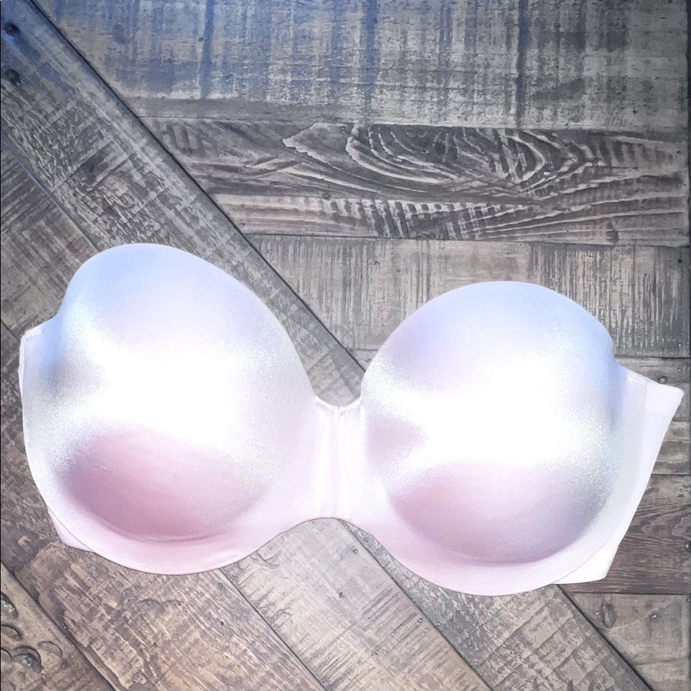 Vanity Fair Strapless Women's Nearly Invisible Underwire Bra 74202 Size 38D